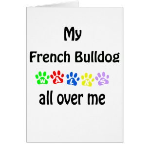 Franse Bulldog wandelingen ontwerp