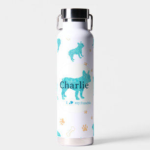 Franse Bulldog Waterfles – Op Maat Gemaakte Pastel