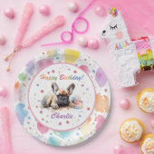 Franse Bulldog Waterverf Papier Bord (Feest)