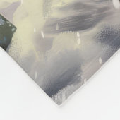 Franse Bulldog Winter Wonderland Kerstvreugde Fleece Deken (Hoek)