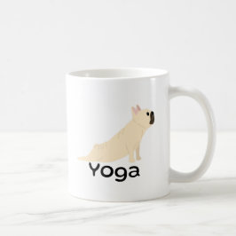 Franse Bulldog Yoga Lover Funny Dog Meditatie Koffiemok