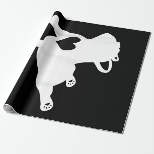 Franse Bulldog Yoga Pose Love Heart Gift Cadeaupapier
