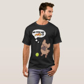 Franse Bulldog zei je dat Pizza Cute Design T-shirt (Voorkant volledig)