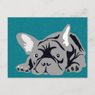 Franse Bulldog zuiver Briefkaart