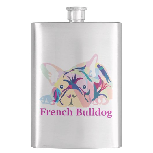 Franse Bulldoggen Flacon (Voorkant)