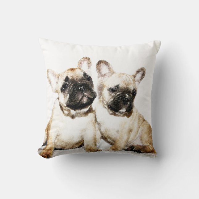 Franse Bulldogs American Mojo pillow Kussen (Voorkant)
