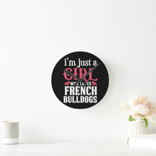 Franse Bulldogs Quote Ronde Klok