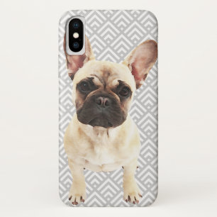 Franse bulledog iPhone x hoesje