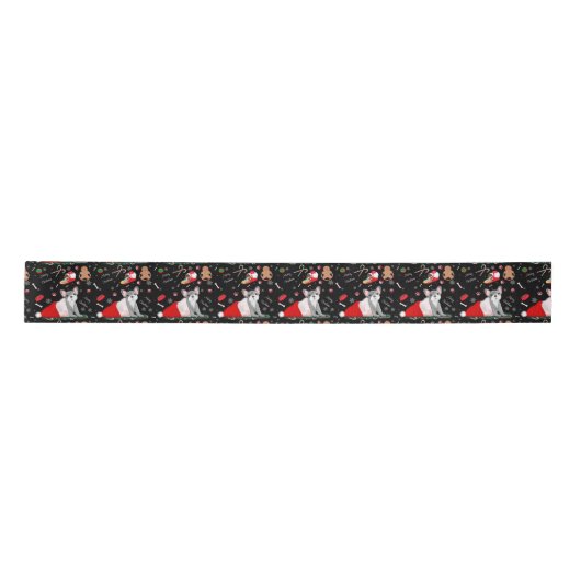 Franse bulledog-puppy in het Pet van Santa Lint (Voorkant)