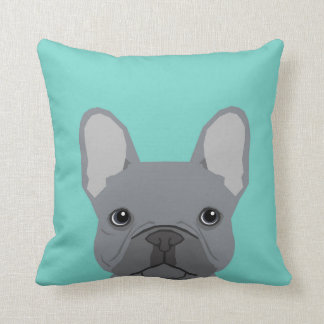Franse bulledog puppy schattig minnende grappige h kussen