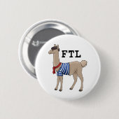 Franse Button Llama (Voorkant /achterkant)