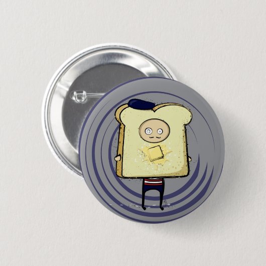 Franse Button Toast (Voorkant /achterkant)