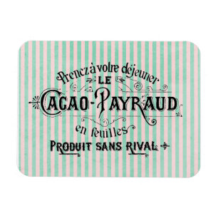 -Franse cacao Powder Advertisement Magneet