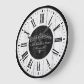 Franse Cafe Classic Retro Grote Klok (Hoek)