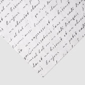 Franse Café Conversations Black Words and Phrases Tissuepapier (Detail)