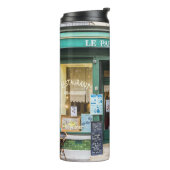 Franse cafés: Versailles gezellige scene. Thermosbeker (Gedraaid links)