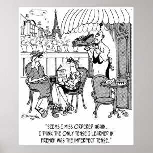 Franse Cartoon 4932 Poster