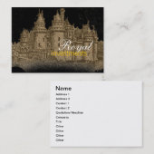 Franse Castle Royal Visitekaartjes (Voorkant / Achterkant)