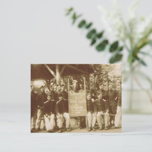 Franse Cavalerie, Eerste Wereldoorlog Briefkaart (Staand voorkant)