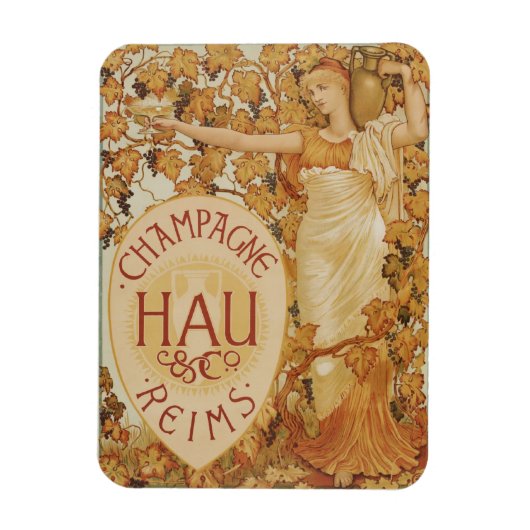Franse Champagne en Magneet (Verticaal)