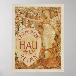 Franse Champagne en Poster