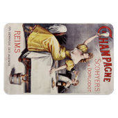 Franse champagnemagnemagneet Magneet (Horizontaal)