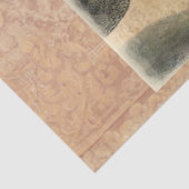 Franse Chateau Winery Vineyard Decoupage Tissuepapier (Detail)