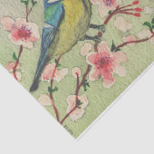 Franse Cherry Blossom Titmouse Decoupage Tissuepapier (Detail)