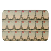  Franse Chic Paris Eiffel Tower Badmat (Voorkant)