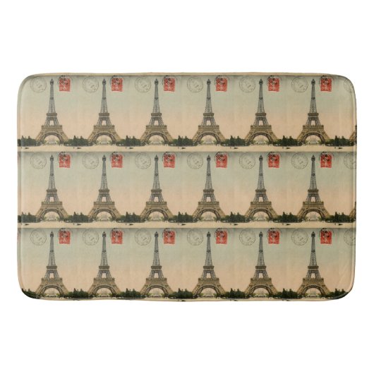  Franse Chic Paris Eiffel Tower Badmat (Voorkant)