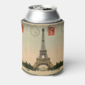  Franse Chic Paris Eiffel Tower Blikjeskoeler (Blikje Achterkant)