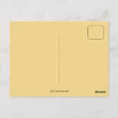 Franse chocolade adverteren Briefkaart (Achterkant)