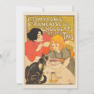 Franse Chocolade- en Theecompagnie, Art Nouveau Kaart