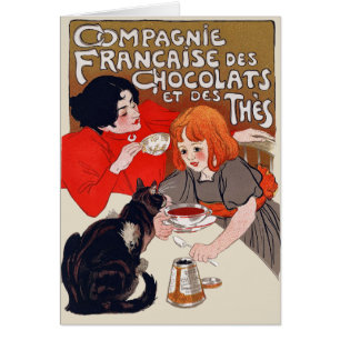Franse chocolade partij Steinlen Art