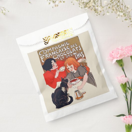 Franse chocolade partij Steinlen Art Bedankzakje (Gezegeld)