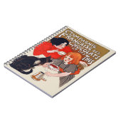 Franse chocolade partij Steinlen Art Notitieboek (Linkerzijde)