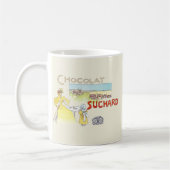 Franse chocolade Victoriaans Snoep Koffiemok (Links)