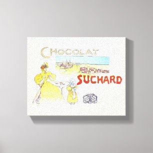 Franse Chocolade Victoriaanse Snoep Suiker Canvas Afdruk