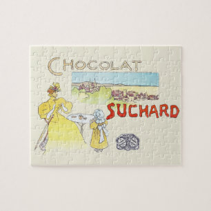 Franse Chocolade Victoriaanse Snoep Suiker Legpuzzel