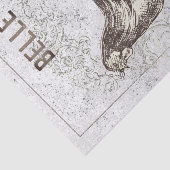 Franse cichorei HEN Grunge Ivory Decoupage Tissuepapier (Detail)