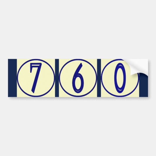 Franse cijfers Vinyl House Numbers Stickers (Voorkant)