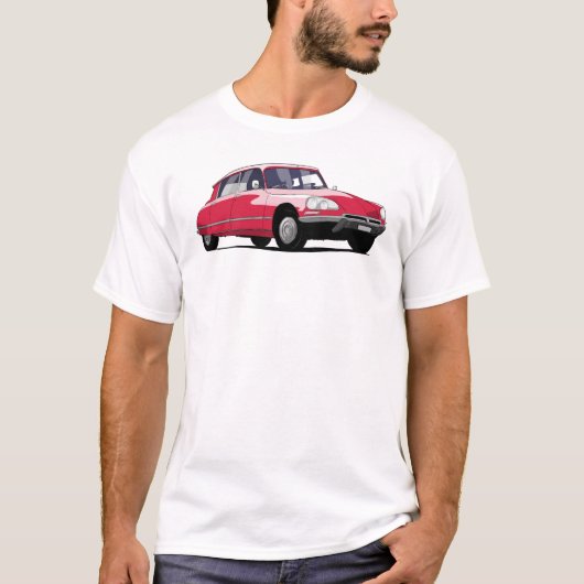 Franse citroen DS Classic Car T-shirt (Voorkant)