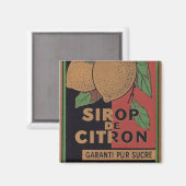 Franse citroenmagneet Magneet (Voorkant / Achterkant)