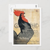  Franse Cocorico-artiesten Briefkaart (Voorkant / Achterkant)