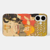 Franse Compagnie van Chocolade en Thee, Art Nouvea Case-Mate iPhone Case (Achterkant (horizontaal))