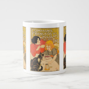 Franse Compagnie van Chocolade en Thee, Art Nouvea Extra Grote Beker