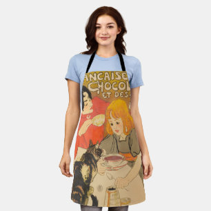 Franse Compagnie van Chocolade en Theeën, Art Nouv Schort