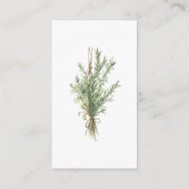 Franse Country Rozemarijn Rustieke Botanische Huwe Informatiekaartje (Achterkant)