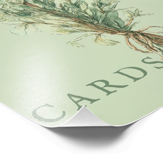 Franse Country Rozemarijn Trouwkaarten & Geschenke Foto Afdruk (Hoek)