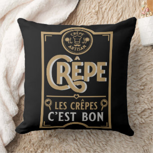Franse crêpes kussen